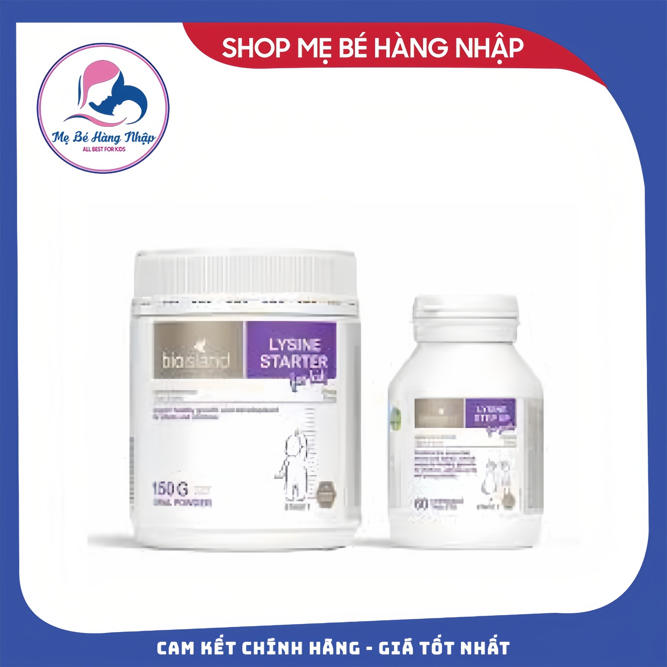 Lysine starter và lysine step up- bioisland- tăng chiều cao cho bé