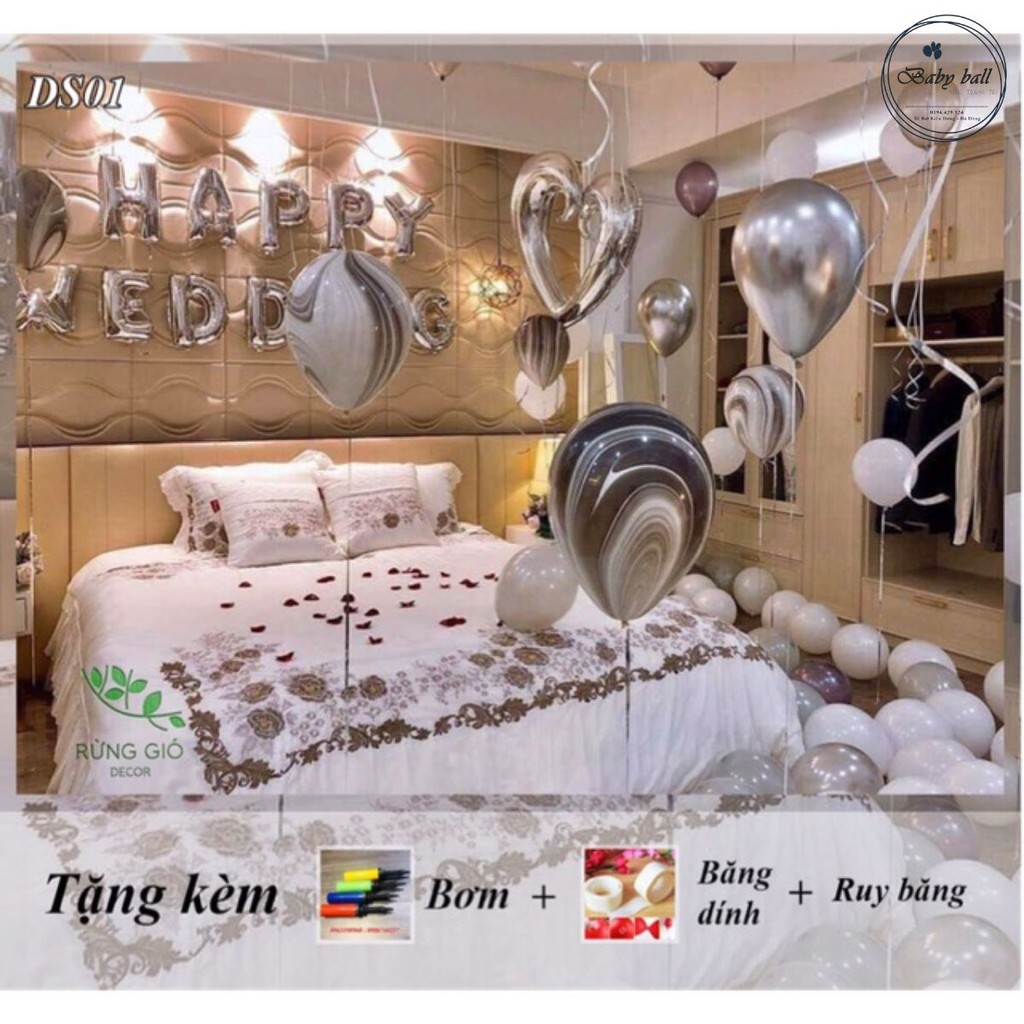 Bóng Trang Trí Phòng Cưới