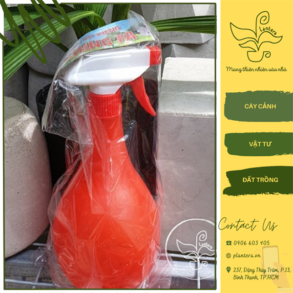 Bình tưới cây xịt nước cầm tay 750ml - dụng cụ làm vườn - tưới cây