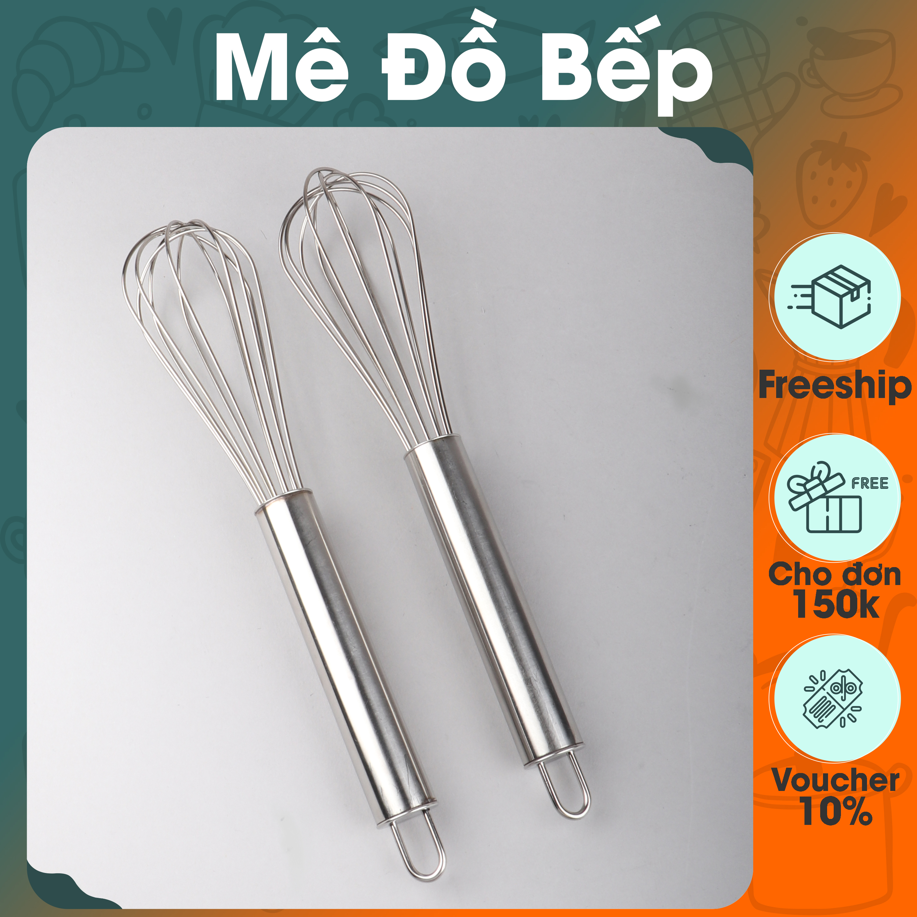 Dụng cụ đánh trứng và tán bột ino cao cấp CDT01