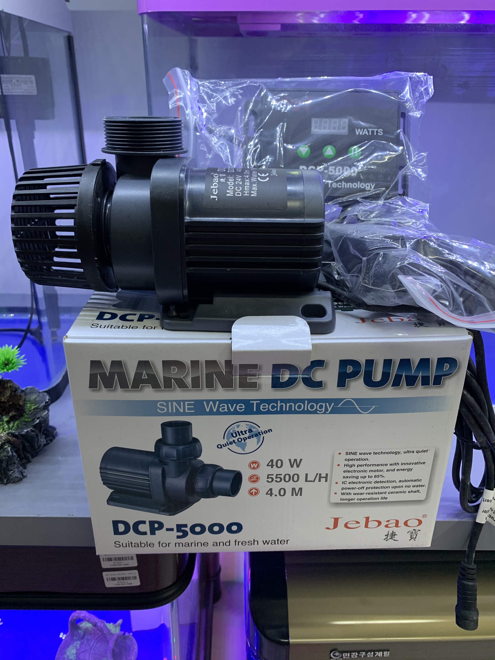 Máy bơm hồ cá jebao dcp 5000