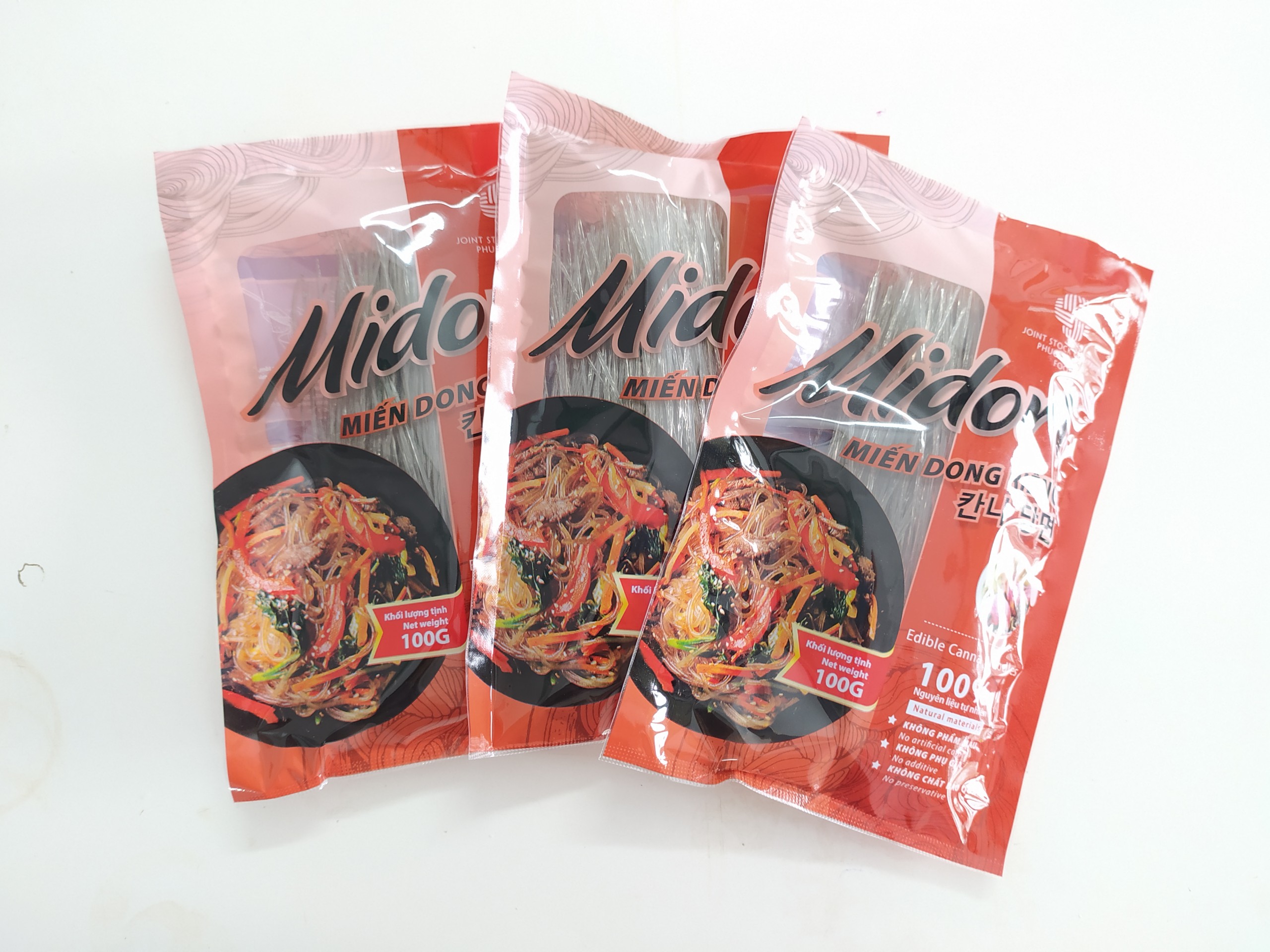 Combo 3 gói miến dong riềng midori gói 100g