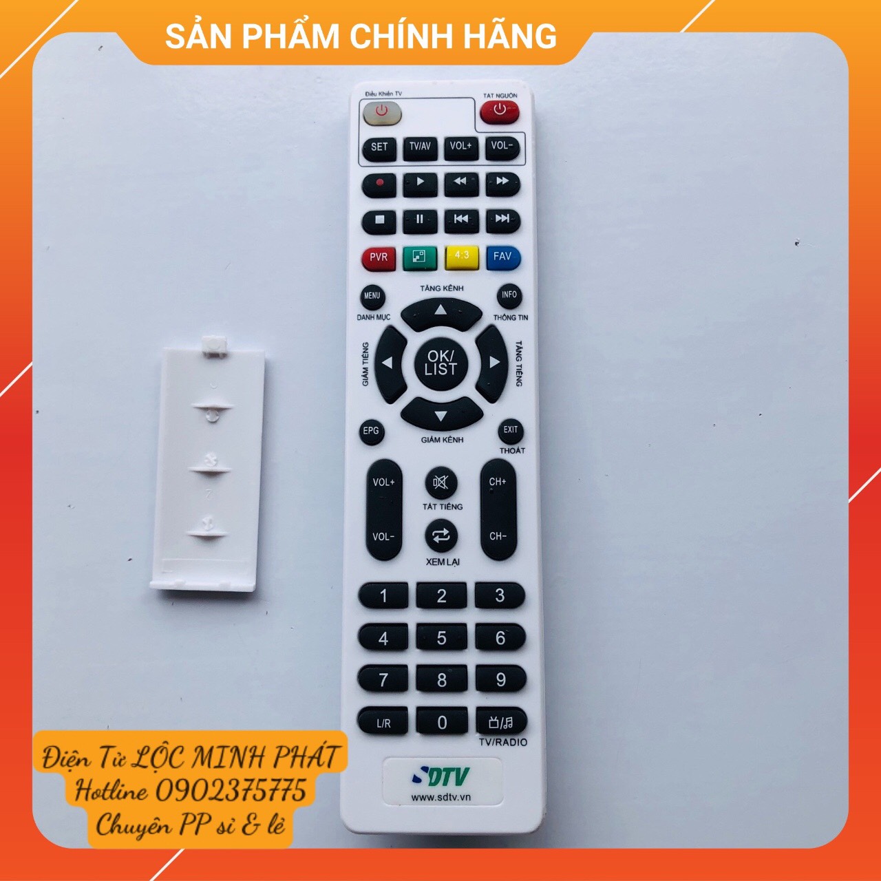 REMOTE ĐIỀU KHIỂN ĐẦU THU kĩ thuật số-DVB-T2 SDTV17HD-ĐIỀU KHIỂN ĐƯỢC NHIỀU LOẠI ĐẦU THU