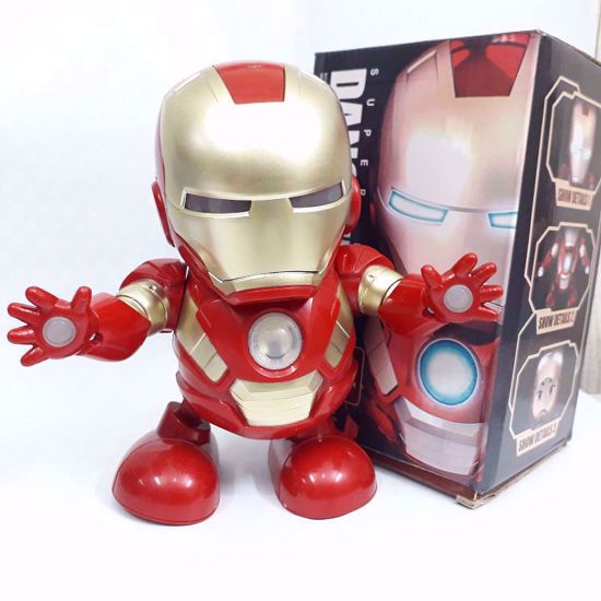 [THANH LÝ] Đồ chơi mô hình Ironman phát sáng IRON0002, Đồ Chơi Ironman phát sáng di chuyển 15 cm dùng pin AA, Đồ chơi robot Iron Man nhảy theo nhạc cho bé, đồ chơi|đồ chơi - đồ chơi iron man phát sáng, đồ chơi, iron man