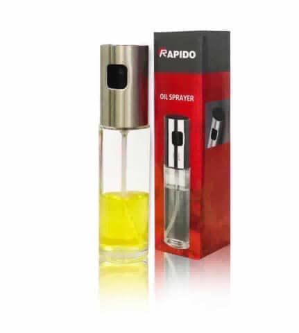 Bình xịt dầu ăn rapido dạng chai inox