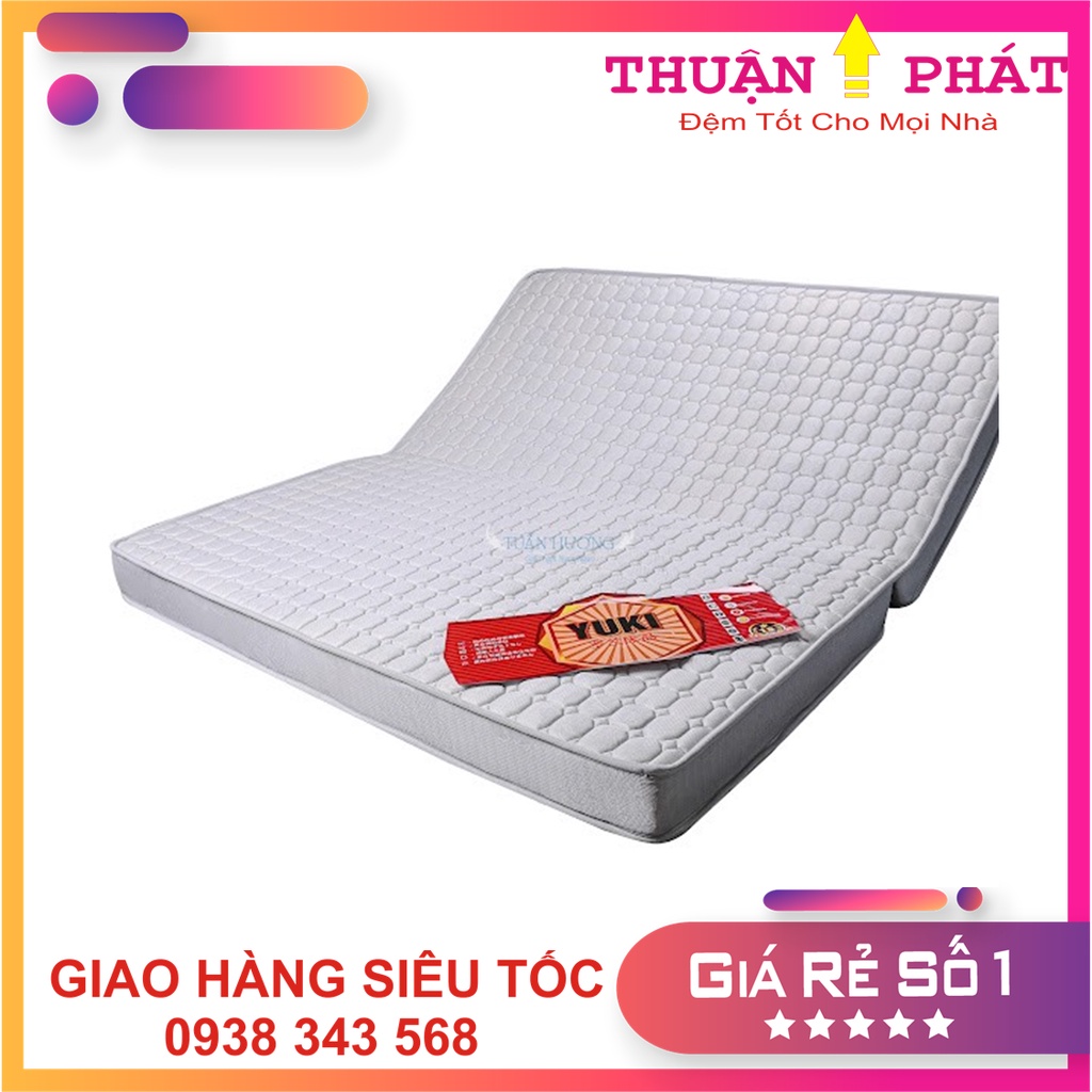 Bảo hành 7 năm Đệm cao su non mix foam YUKI công nghệ Nhật thoáng mát êm ái