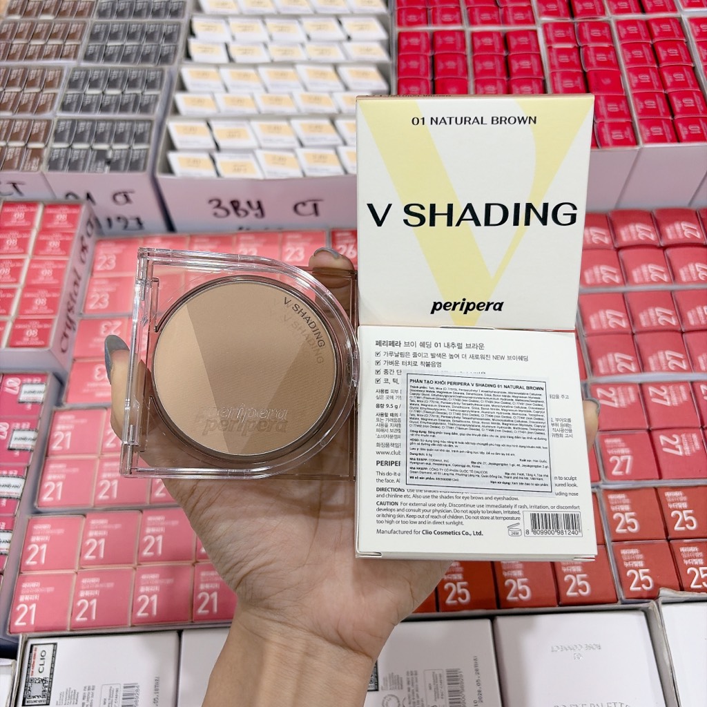 Phấn Tạo Khối Peripera V Shading 9.5g – Tạo Khối Khuôn Mặt, Hiệu Ứng Thon Gọn Tự Nhiên, Dễ Tán