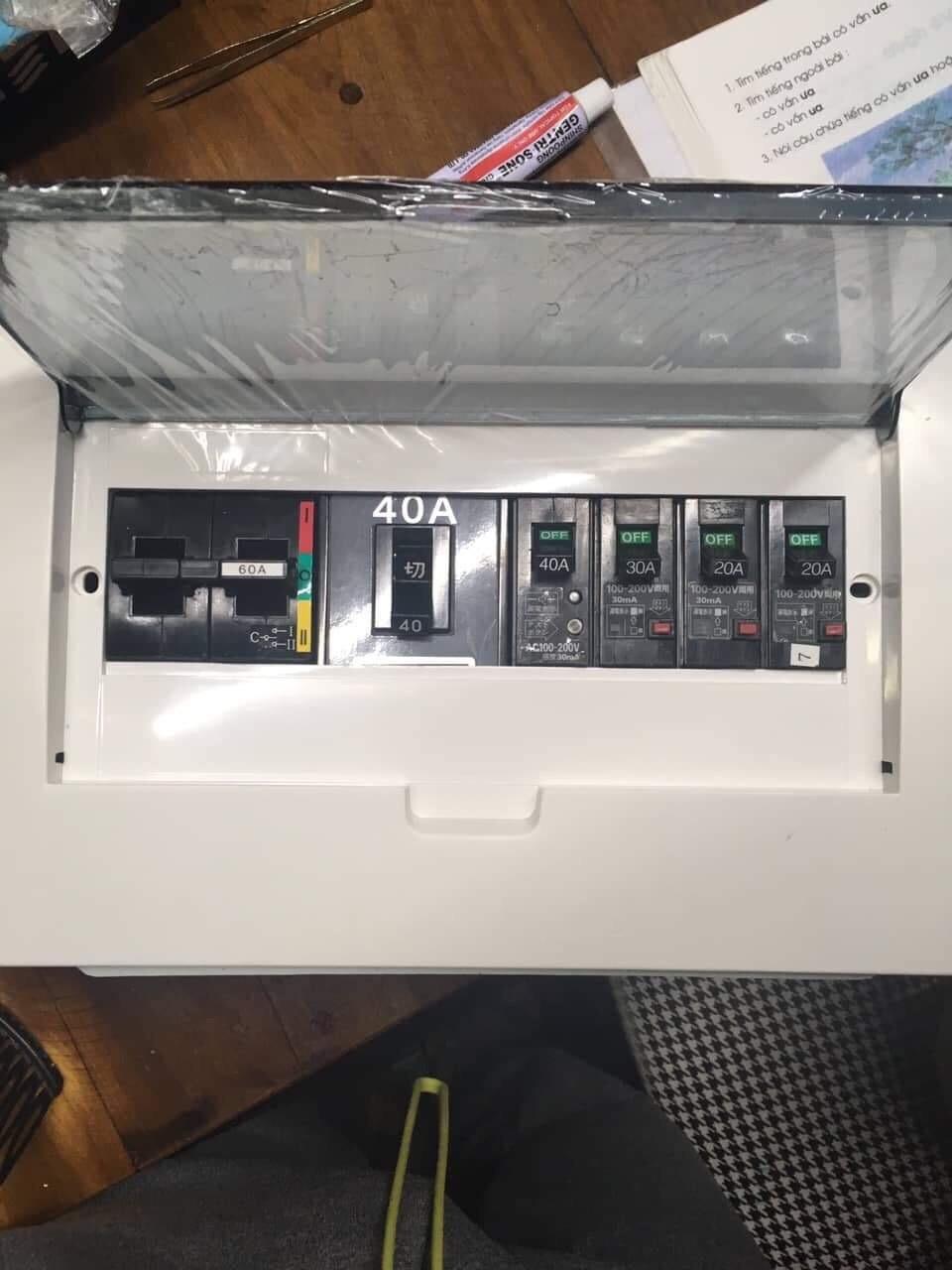 Aptomat chống chập điện nội địa Nhật 40A