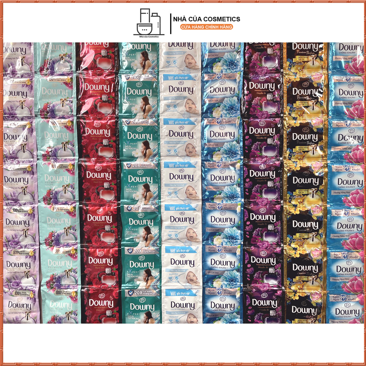 Dây Nước Xả Vải Downy 1 lần xả 1 dây 10 gói