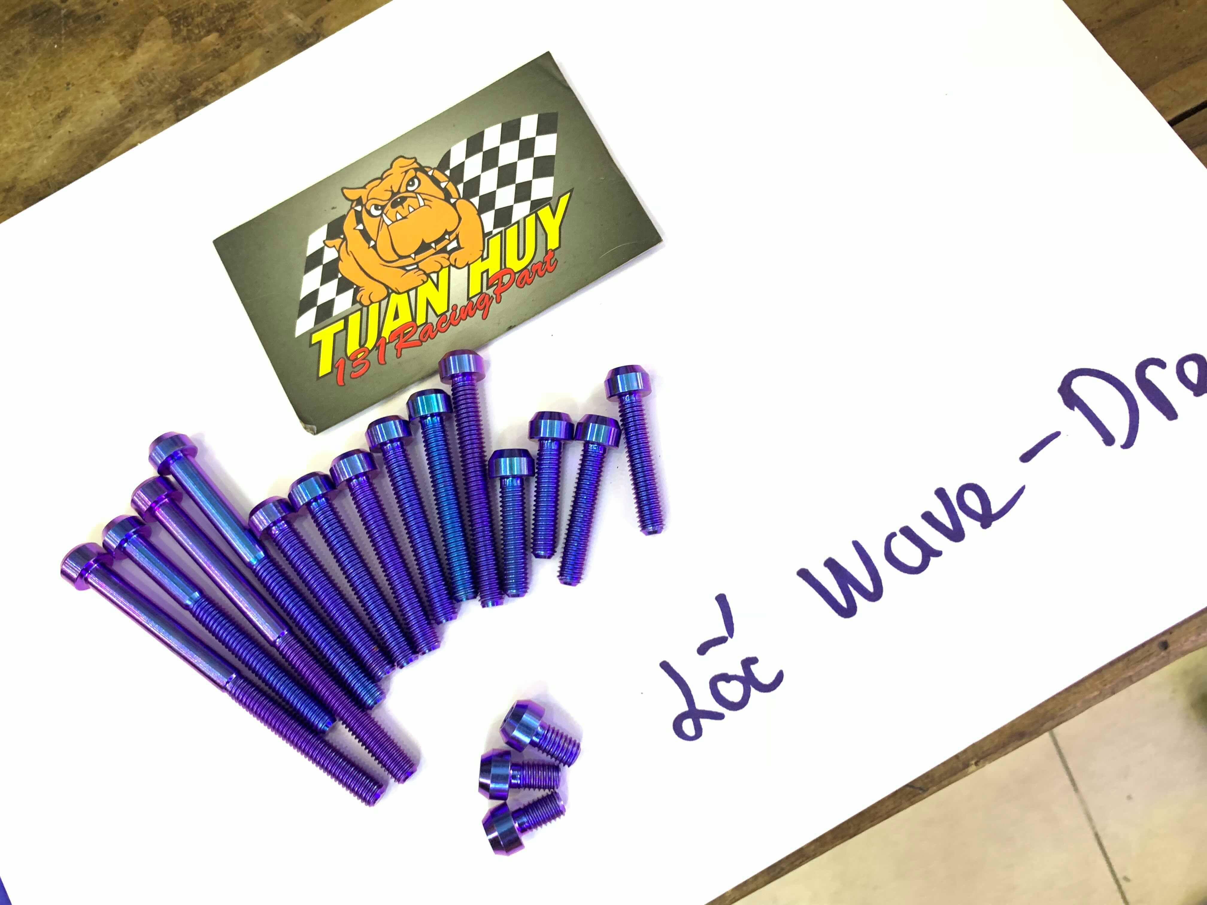 [HCM]17 con Ốc lốc máy Wave Dream full bộ lốc nồi trái phải chất liệu Titan Gr5