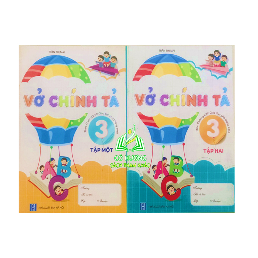 Sách - Combo 2 cuốn Vở chính tả lớp 3 ( theo chương trình giáo dục phổ thông 2018 ) - 2023