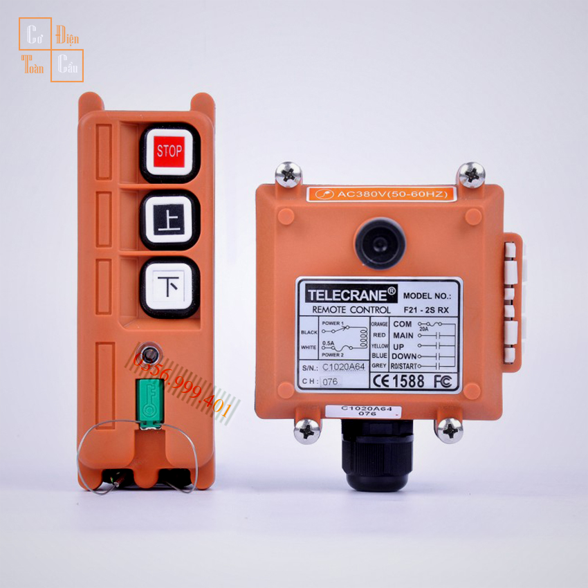 Điều khiển cầu trục từ xa Telecrane F21-2S