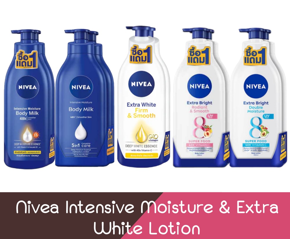Dưỡng Thể Nivea Extra White 525ml - 600ml Thái Lan