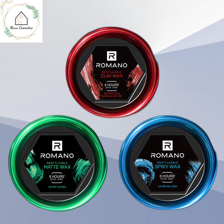 Wax vuốt tóc - sáp tạo kiểu tóc romano 68g