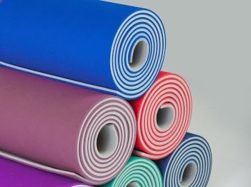 Thảm yoga VN - TPE 2 LỚP 6mm Chống xẹp lún