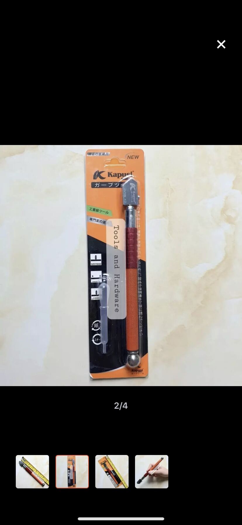 Dao cắt kính kapusi nhật đời 4.0