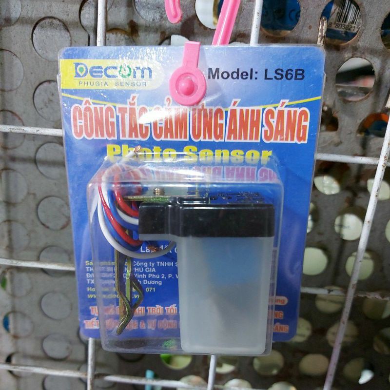 Công tắc cảm ứng ánh sáng 500W 220V LS6B
