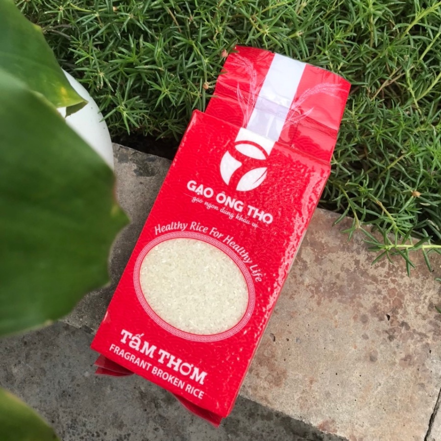 Gạo tấm thơm ông thọ 1kg - dẻo mềm, thơm nhẹ