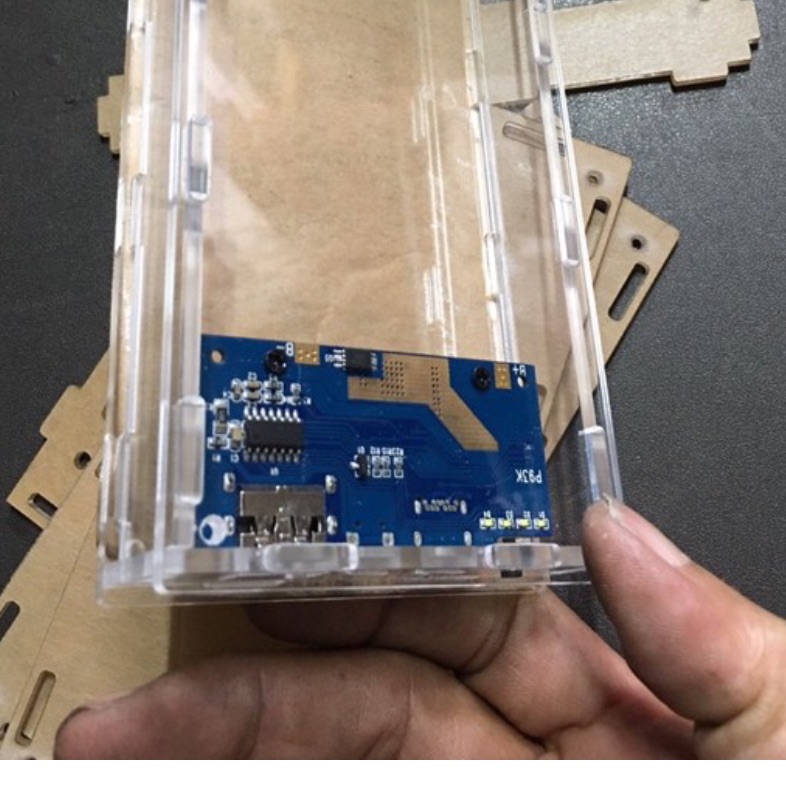 Box sạc dự phòng 4cell 18650 Type C,Micro