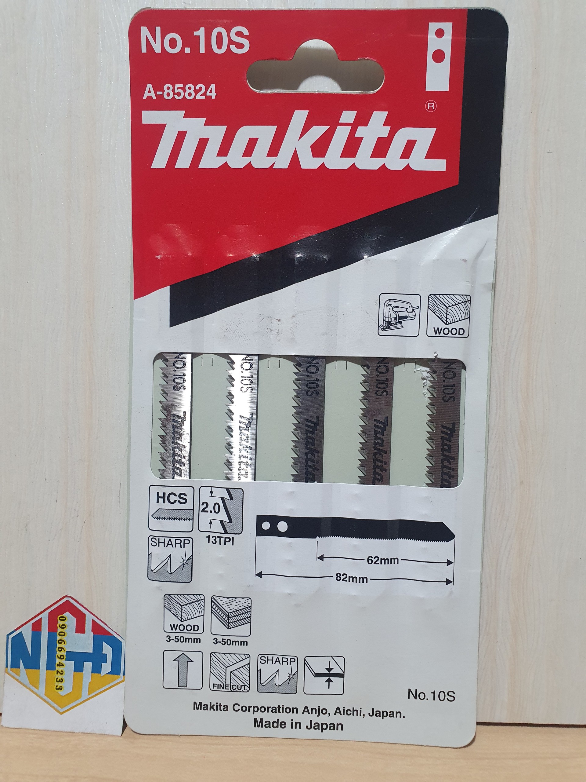 Lưỡi cưa lọng no.10s gỗ makita a-85824