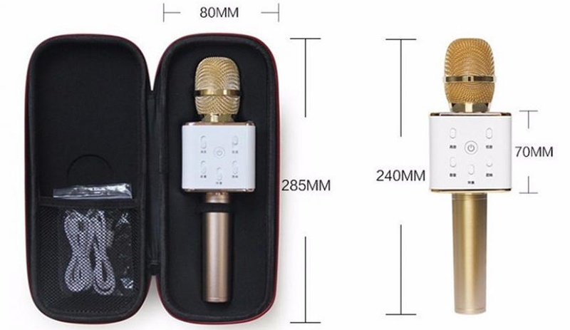 Loa Karaoke Bluetooth Micro karaoke Bluetooth thế hệ mới 2020 kiêm loa Q7 âm thanh cực hay