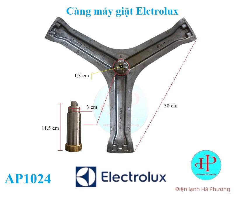 Càng máy giặt Electrolux - Ba chạc Electrolux - Mới hãng - F450