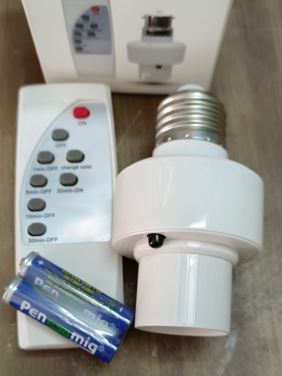 Đui đèn điều khiển từ xa E27- Đuôi bóng đèn thông minh đa tính năng