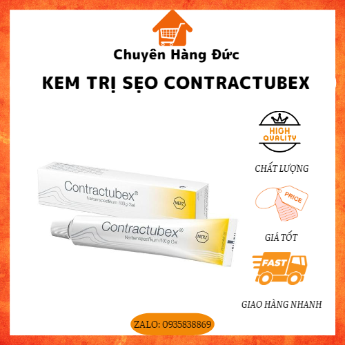 Kem Bôi Sẹo Contractubex Đức Tuýp 30g Kèm Bill