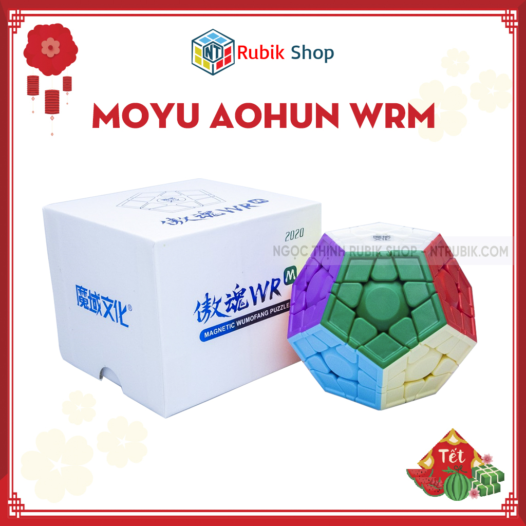 [Rubik 12 mặt] Siêu phẩm Rubik MoYu AoHun WRM Megaminx 2020 (Có Nam châm)