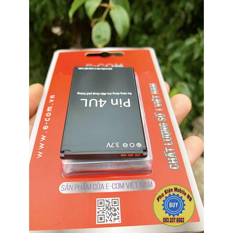 Pin nokia BL 4UL dung lượng cao 1500mah BH 12TH - Hãng E-Com - Pin dung lượng thật