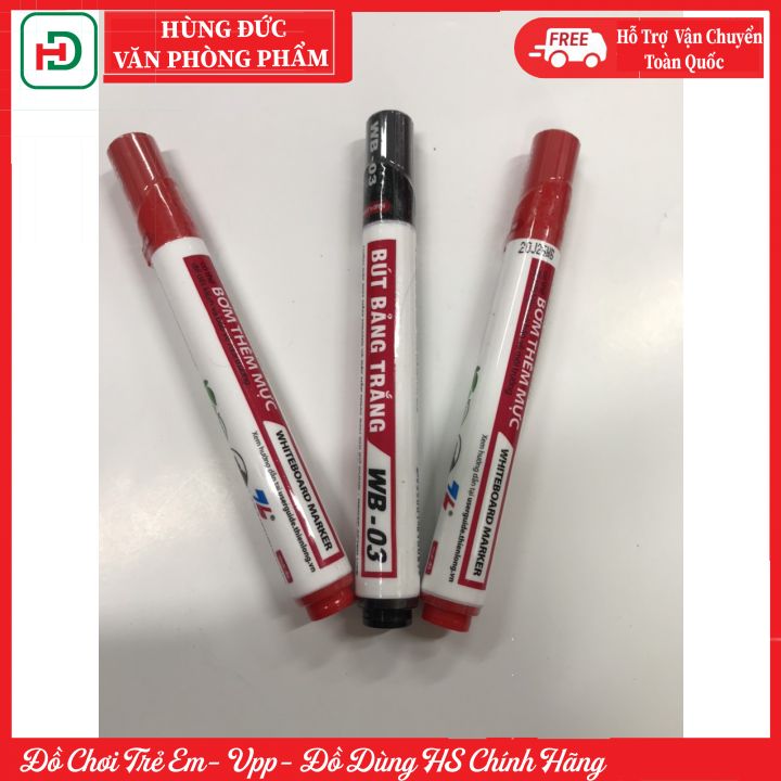 Bút lông bảng wb 03 thiên long bút lông bảng - bút viết bảng trắng, bảng mica