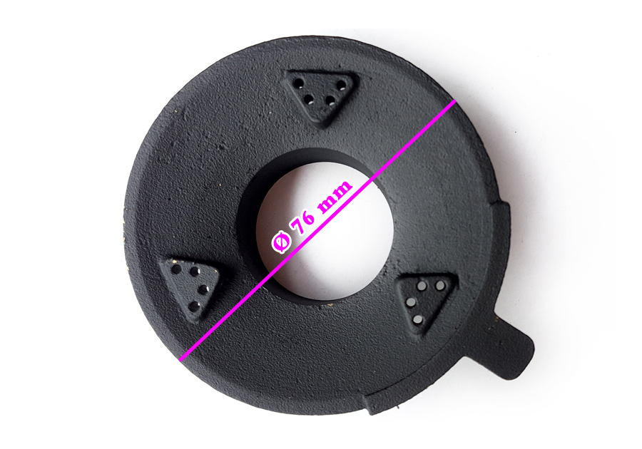 Đầu đốt bếp ga paloma pa 7pej pa 7psj pa 6pej 76mm