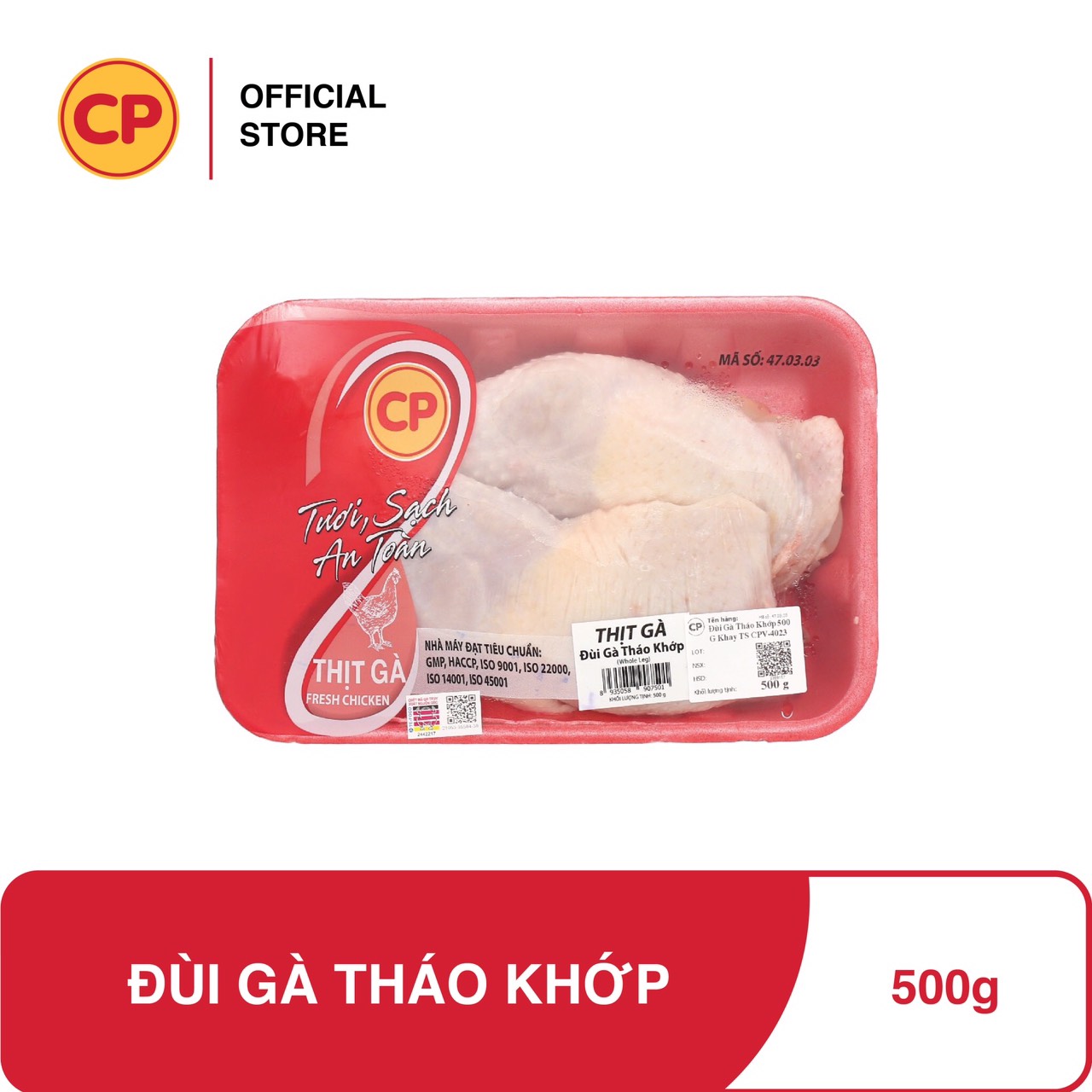CP Đùi gà tươi tháo khớp, tươi mới mỗi ngày - 500g