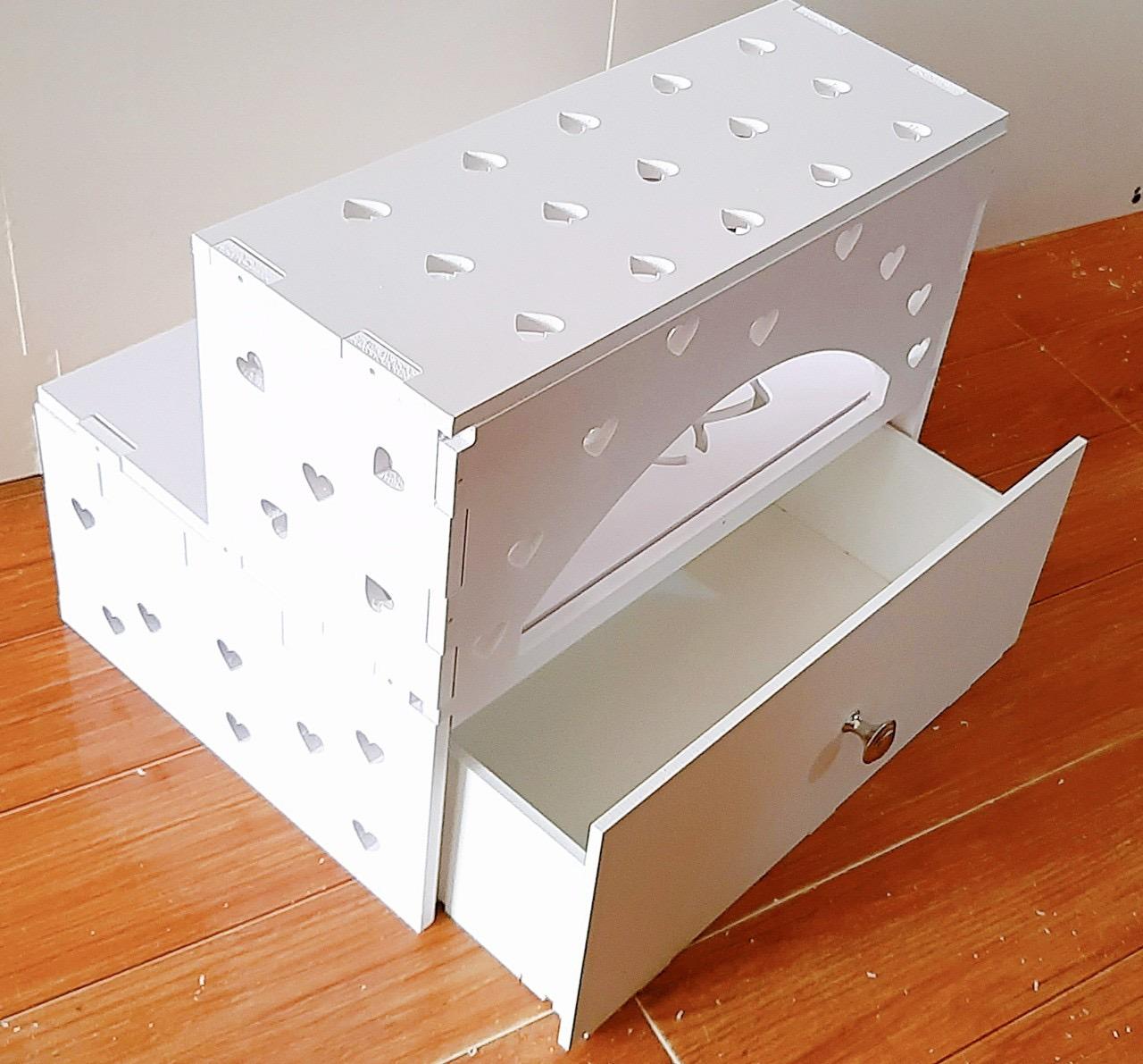 Kệ để chân Làm Nail Có Ngăn Kéo