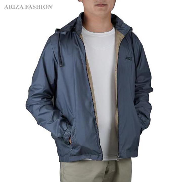 Áo Khoác Gió Ariza 2 Lớp Vải Gió Cao Cấp Mũ Tháo Rời