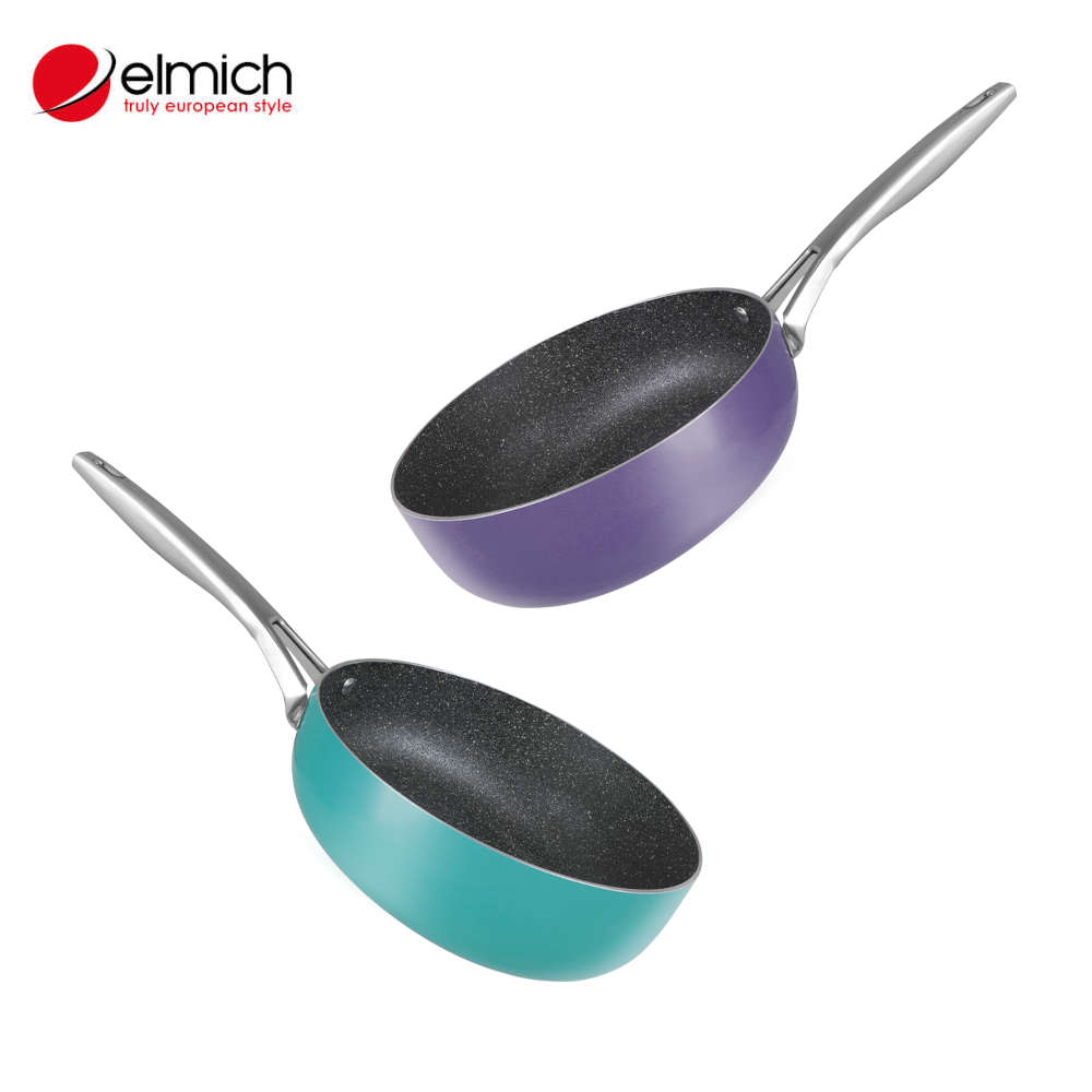 Chảo chống dính Full induction Elmich Hera 26/28cm dùng bếp từ, hàng chính hãng - Bảo Hành 12 Tháng