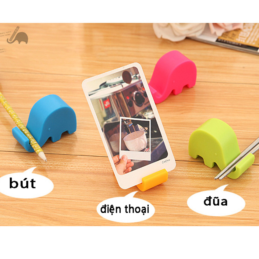 Giá đỡ điện thoại xem video phim Freeship toàn quốc Quà tặng cho dế yêu , Chất nhựa tổng hợp bền chắc hình chú voi - giá điện thoại- giá đỡ ipad -giá đỡ máy tính bảng-TW Store