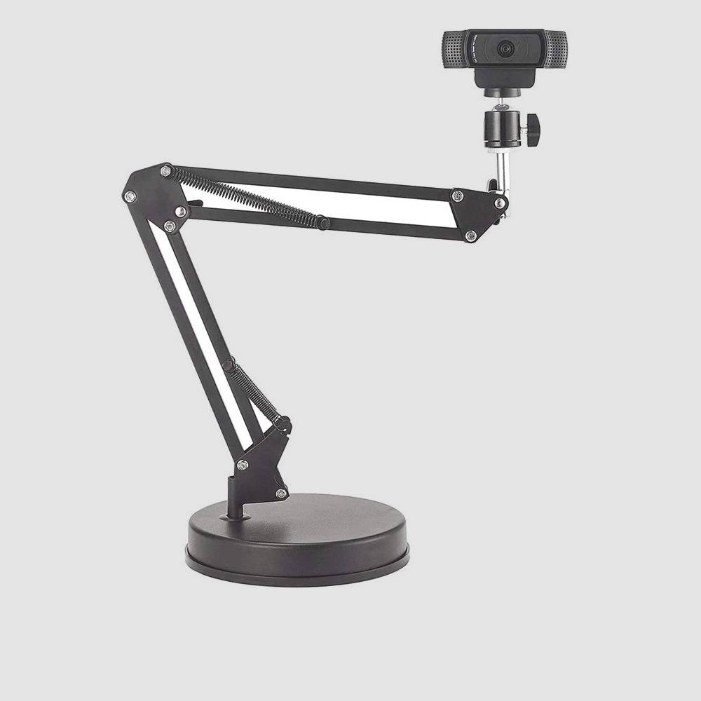 Giá đỡ webcam logitech để bàn xoay 360 tặng đầu kẹp điện thoại