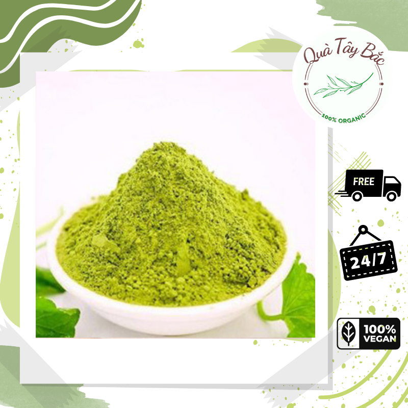 [ HOÀN TIỀN 10% ]Bột Rau Má Sấy Lạnh Nguyên Chất Organic 100Gr - Siêu Mịn Tách Gân Tây Bắc Gift - Quà của núi rừng.Đảm bảo 100% tự nhiên không chất bảo quản
