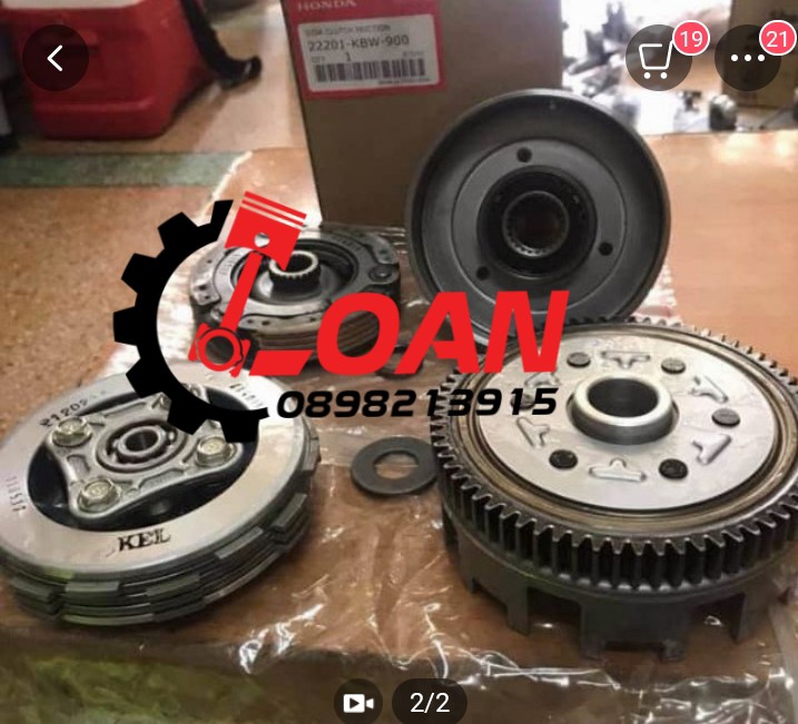 Bộ nồi wave thái 110 , future 1 hàng zin honda chính hãng