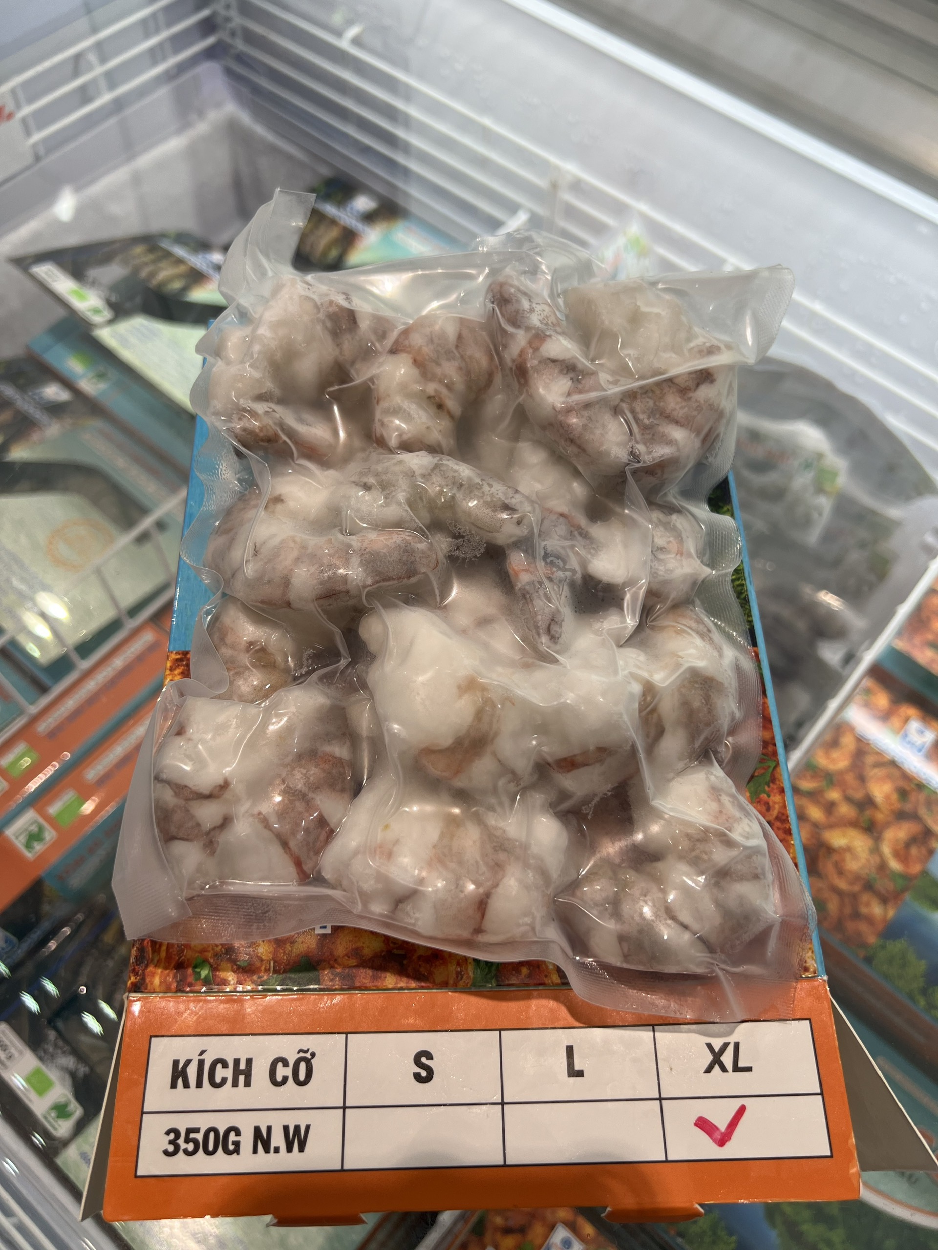 Tôm sú rừng cà mau seaprodex, kích cỡ: xl