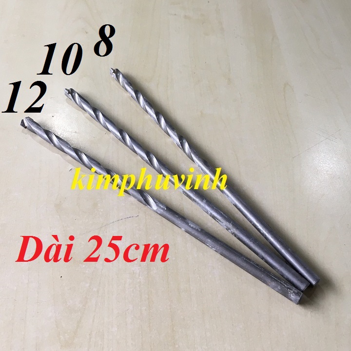 01 MŨI KHOAN TƯỜNG DÀI 250MM  - MŨI KHOAN BÊ TÔNG 2T5