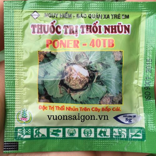 Viên trừ  bệnh thối nhũn Poner 40TB (Viên 5g)