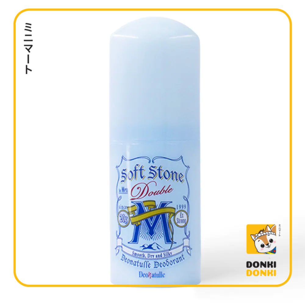 Lăn khử mùi Deonatulle đá khoáng dạng sáp cho nam bạc hà 20g