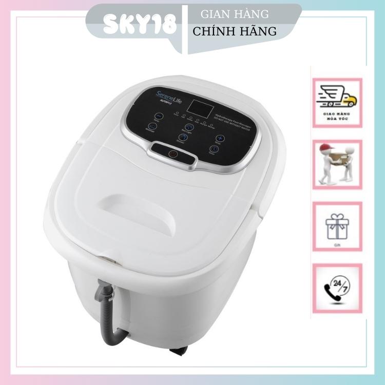Bồn ngâm chân, bồn ngâm chân con năn tự động massage đa năng SereneLife USA SLFTSP12 công nghệ bảo hành 24 tháng
