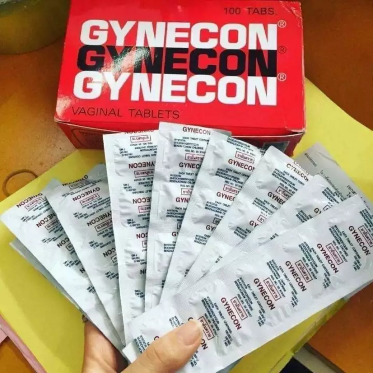 Combo 10 Viên Đặt Se Khít Vùng Kín Gynecon Thái lan