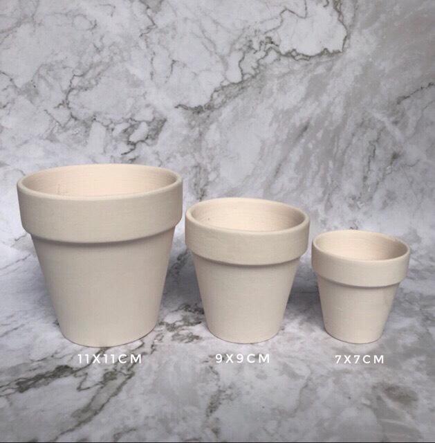 Chậu Đất Nung Trồng Sen Đá, Xương Rồng