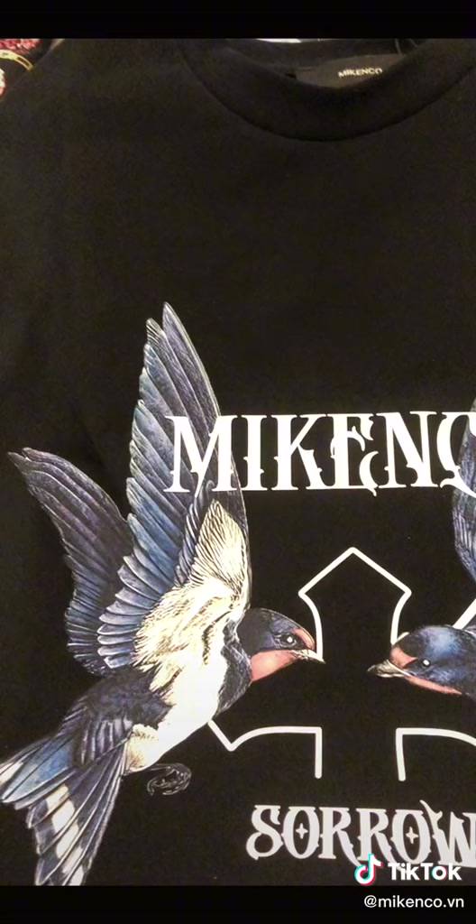 Áo phông ngắn tay mikenco sorrow trend hè 2022 , phông tay lỡ unisex