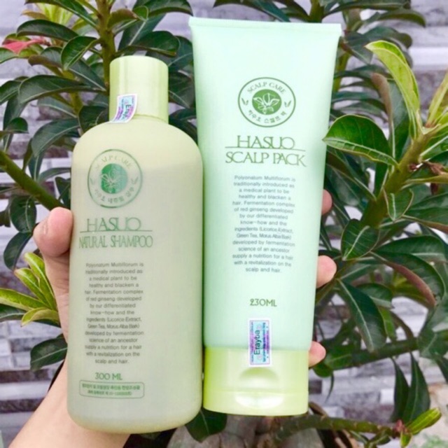 Dầu gội xả chống rụng tóc và kích thích mọc tóc Hasuo 300ml/230ml