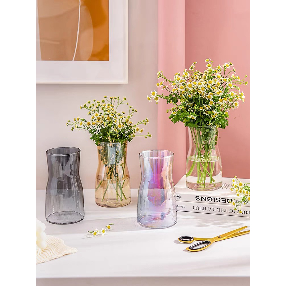 Lọ hoa thủy tinh Daisy - Phong cách bắc âu đơn giản